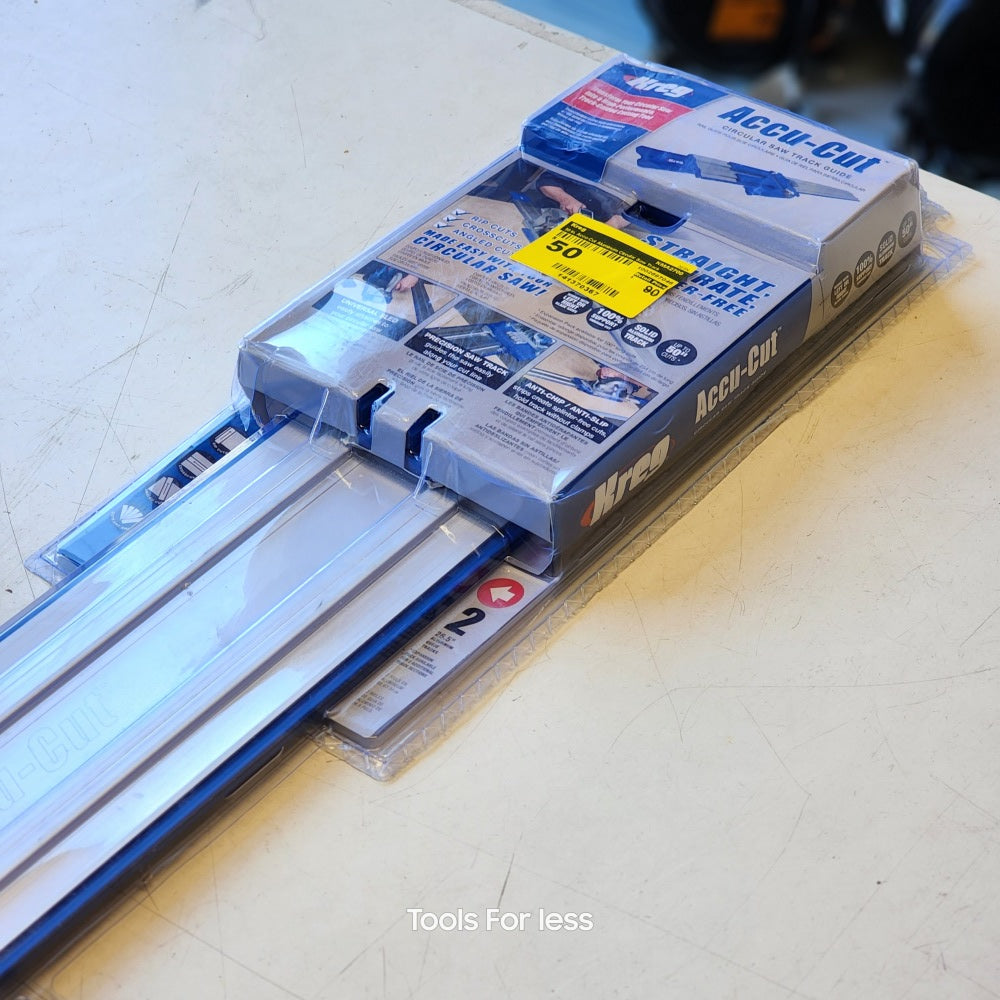 KREG 50 in. Accu-Cut Aluminum Circular Saw Track (KMA2700) KREG 50 in. Accu-Cut Aluminum Circular Saw Track (KMA2700)